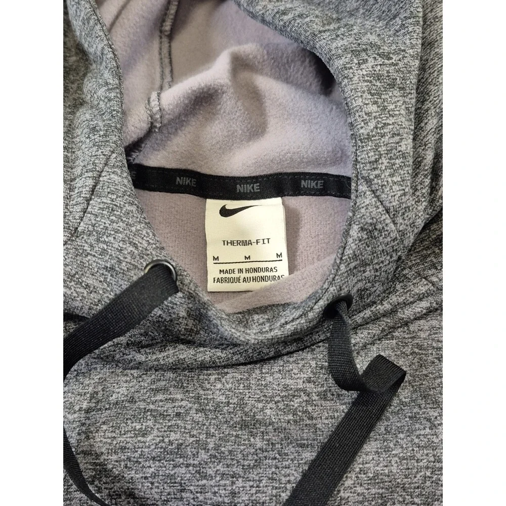 Nike Therma Pullover Training Hoodie‎ Men's Medium Gray Sweatshirt CU6214-071